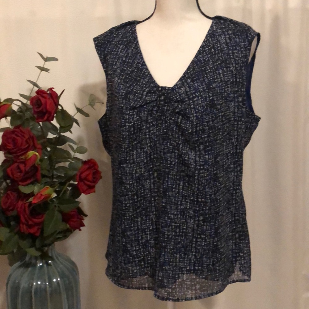 Evan Picone sleeveless blouse size 14
